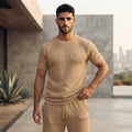 Protectors – Men’s Shomer Textured Shirt & Shorts Set